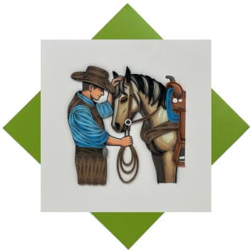 Cowboy & Horse